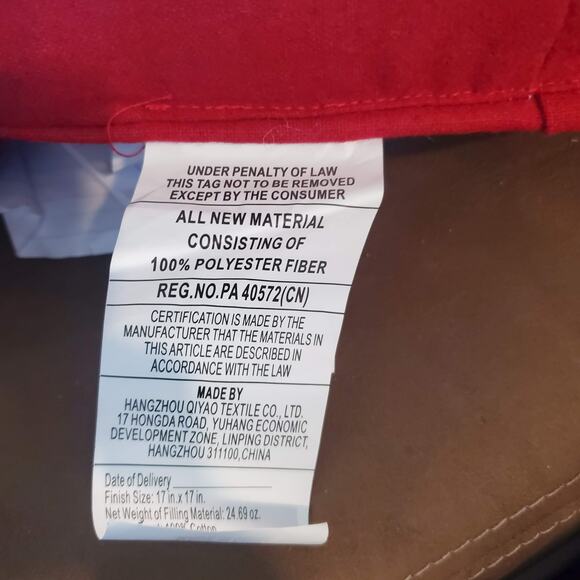 Cynthia Rowley Sweater Shaped Ski Theme Throw Pillow Red Ski House Winter - Picture 4 of 4